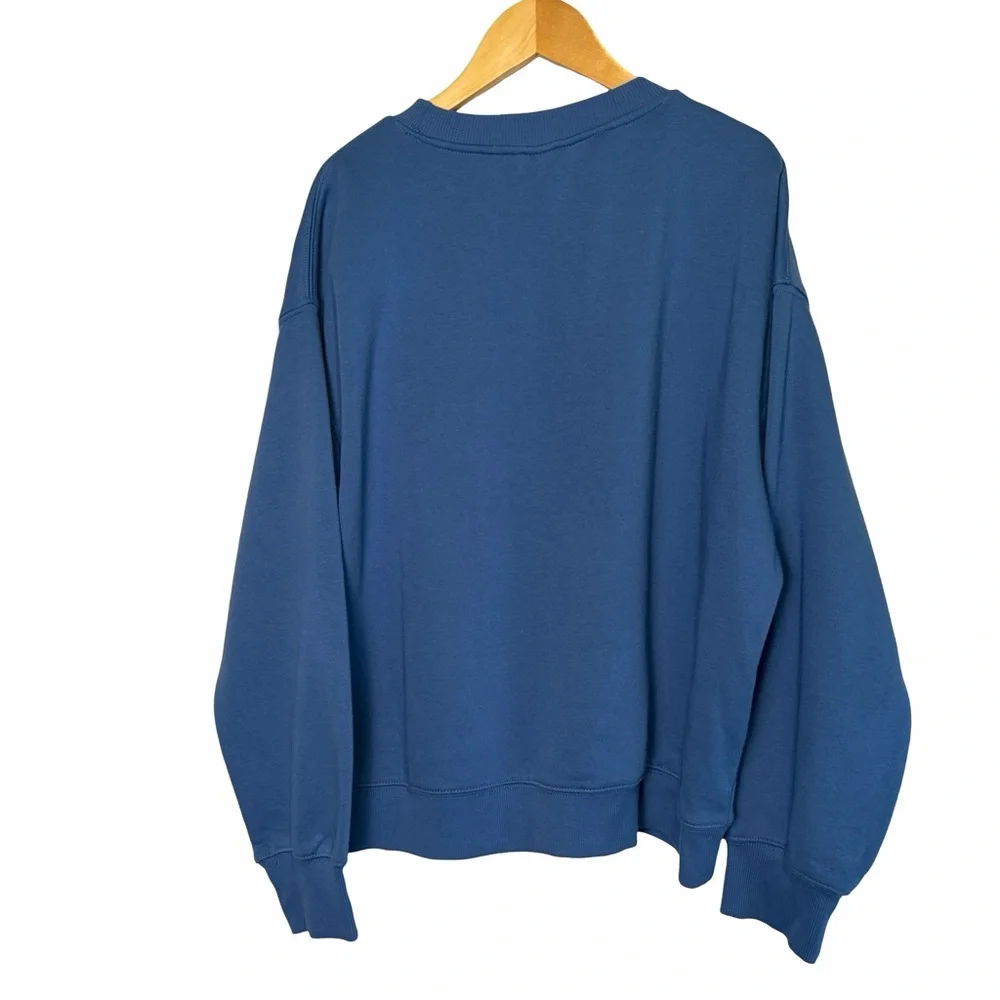 H&M Cannes 91 Sweatshirt in Blue, Size M NWT - Picture 7 of 13